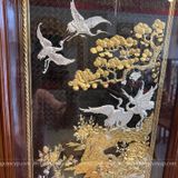  Tranh Tứ Quý Đồng Vàng Dát Vàng 1m27x41cm 