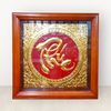  Tranh chữ Phúc dát vàng 60x60cm 