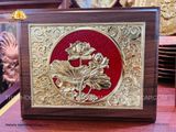  Tranh Hoa Sen Để Bàn ( kích thước 20cm x 25cm ) 