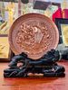  Tranh Đĩa Cá Chép Hoa Sen Để Bàn ( đường kính 19cm ) 