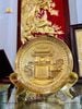  Tranh Đĩa Khuê Văn Các Mạ Vàng 24k Để Bàn ( đường kính 19cm ) 