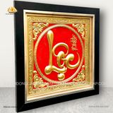 Tranh Chữ Lộc ( kích thước 42cm x 42cm ) 