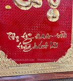  Tranh Chữ Thọ Mạ Vàng 24K ( kích thước 48cm x 68cm) 