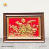  Tranh Hoa Sen Mạ Vàng 24K Treo Tường ( kích thước 38cm x 54cm ) 