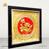  Tranh Hoa Sen ( kích thước 42cm x 42cm ) 