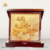  Tranh Hoa Sen Mạ Vàng 24K Để Bàn ( kích thước 16,5cm ) 