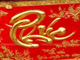  Tranh Chữ Phúc Mạ Vàng 24K Treo Tường ( kích thước 48cm x 68cm ) 