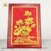 Tranh Hoa Sen Mạ Vàng 24K Để Bàn ( kích thước 23cm x 32cm ) 