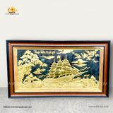  Tranh Thuận Buồm Xuôi Gió Nền Giả Cổ ( kích thước 55cm x 95cm ) 