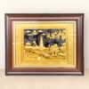  Tranh Tháp Phổ Minh thế kỉ XIV đồng vàng mạ vàng 24K 28x34cm 