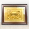  Tranh Bến Cảng Nhà Rồng - Bảo Tàng Hồ Chí Minh đồng vàng mạ vàng 24K 28x34cm mẫu 1 