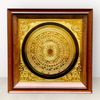 Tranh mặt trống đồng vàng mạ vàng 24K 48x48cm 
