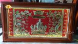  Tranh Mừng Thọ Bà ( kích thước 77cm x 134cm ) 