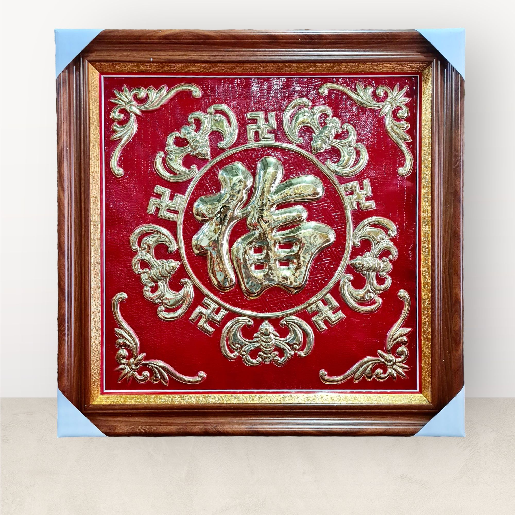 Tranh chữ Phúc Ngũ Phúc 60x60cm mẫu 1 