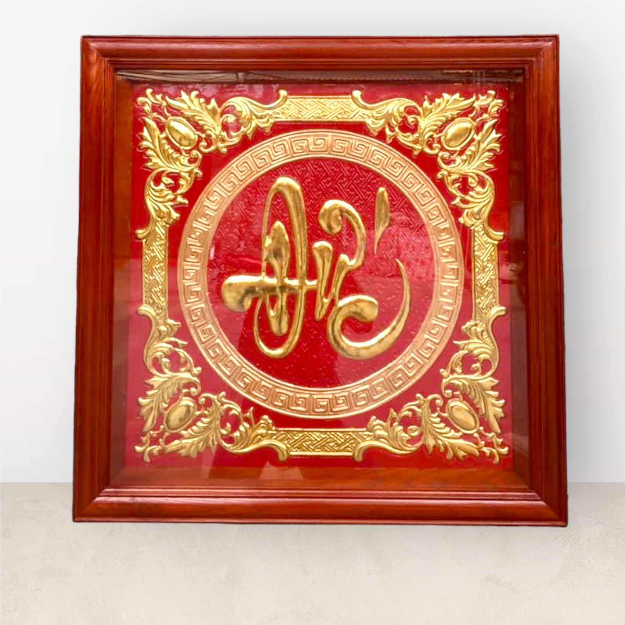  Tranh chữ Đức dát vàng 70x70cm 