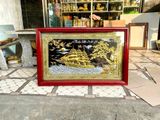  Tranh Thuận Buồm Xuôi Gió Đồng Vàng Dát Vàng 1m08x68cm 