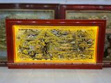  Tranh Đồng Quê Đồng Vàng Dát Vàng 1m7x90cm 
