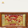  Tranh Mừng Thọ Cha Mẹ, Ông Bà Cao Cấp Dát Vàng, Bạc ( kích thước 81cm x 155cm ) 