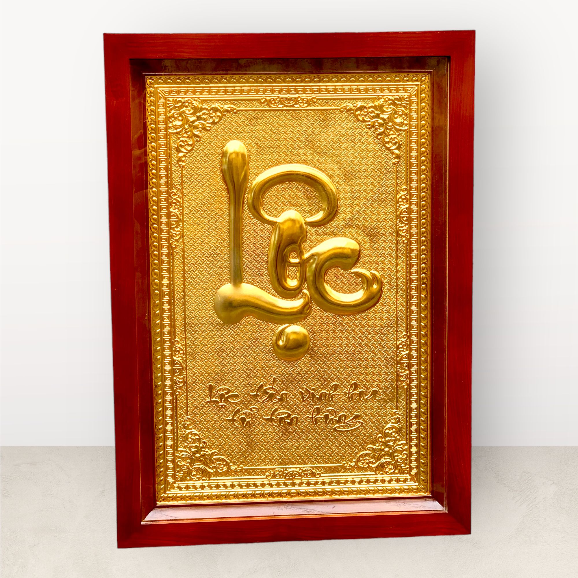  Tranh chữ Lộc mạ vàng 24K 48x68cm 