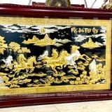  Tranh Mã Đáo Thành Công Đồng Vàng Mạ Vàng 1m97x1m07 