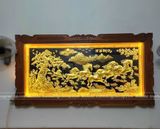  Tranh Mã Đáo Thành Công Đồng Vàng Dát Vàng 2m3x1m2 