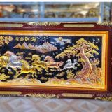 Tranh Mã Đáo Thành Công Đồng Đỏ Dát Vàng 2m3x1m2 