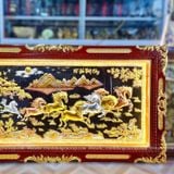  Tranh Mã Đáo Thành Công Đồng Vàng Dát Vàng 2m3x1m2 