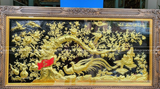  Tranh Vinh Hoa Phú Quý Đồng Vàng Dát Vàng 1m7x90cm 