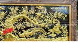  Tranh Vinh Hoa Phú Quý Đồng Vàng Dát Vàng 1m7x90cm 
