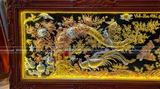 Tranh Vinh Hoa Phú Quý Đồng Vàng Dát Vàng Bạc 1m7x90cm 