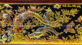  Tranh Vinh Hoa Phú Quý Đồng Vàng Dát Vàng Bạc 1m7x90cm 