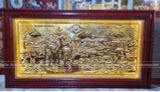  Tranh Đồng Quê Đồng Vàng Dát Vàng 1m7x90cm 