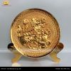  Tranh đĩa Hoa Sen đường kính 21cm dát vàng 24K 
