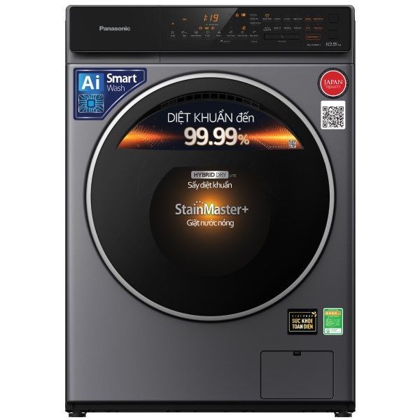 Máy giặt sấy Panasonic Inverter 10.5 Kg NA-V105FC1LV
