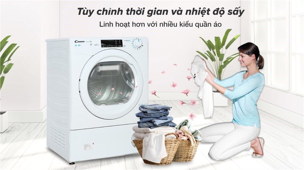 Máy sấy ngưng tụ Candy 8 Kg CSO C8TE-S