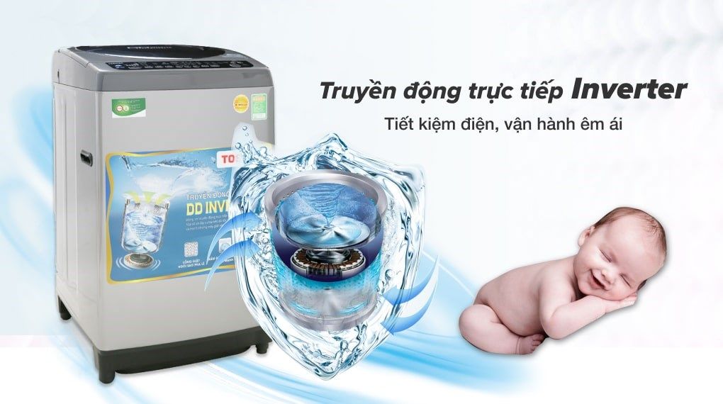 Máy giặt Toshiba Inverter 9 Kg AW-DJ1000CV SK