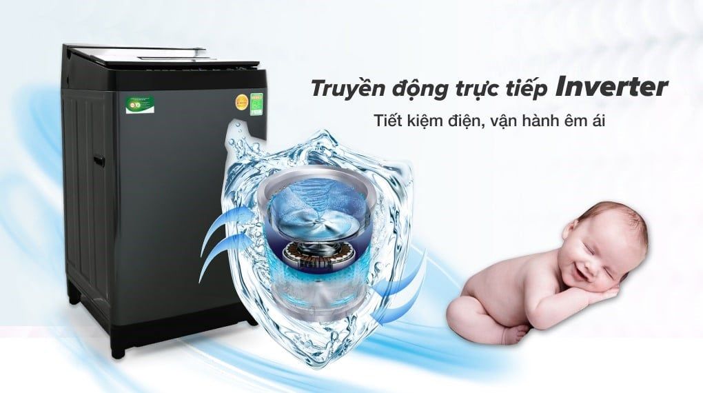 Máy giặt Toshiba Inverter 13 kg AW-DUJ1400GV KK
