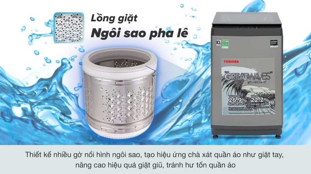 Máy giặt Toshiba 10.5 kg AW-UK1150HV(SG)