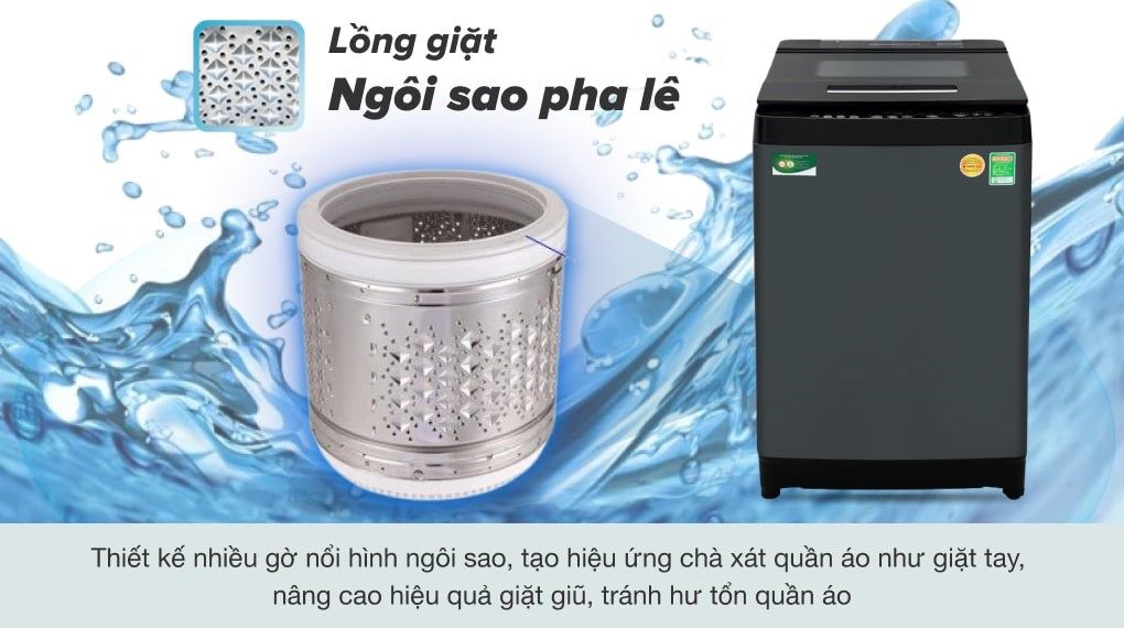 Máy giặt Toshiba Inverter 13 kg AW-DUJ1400GV KK