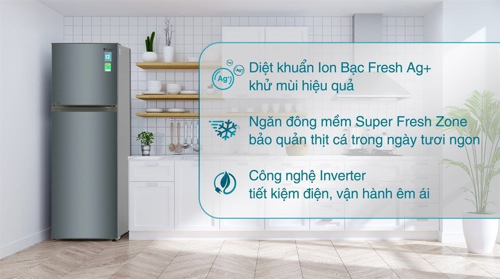 Tủ lạnh Casper Inverter 258 lít RT-270VD