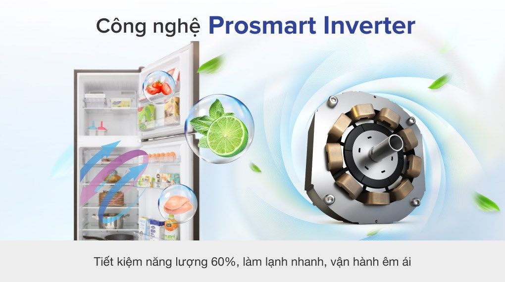 Tủ lạnh Beko Inverter 250 lít RDNT271I50VWB