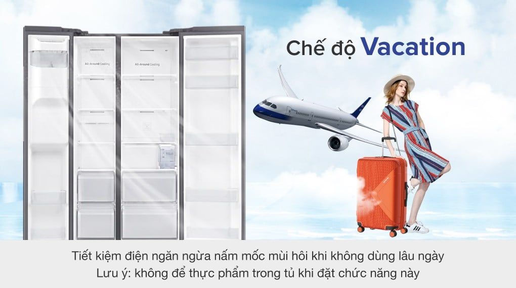 Tủ lạnh Samsung Inverter 635 lít RS64R53012C/SV