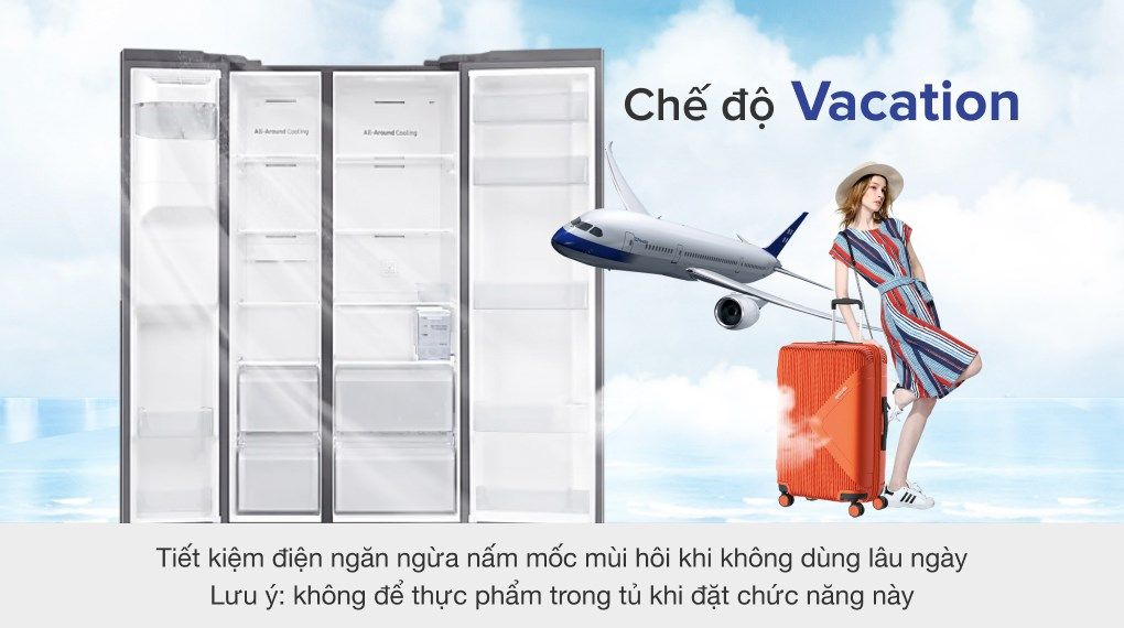 Tủ lạnh Samsung Inverter 617 lít RS64R5301B4/SV