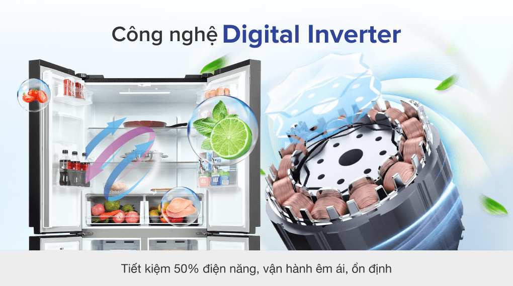 Tủ lạnh Samsung Inverter 488 lít RF48A4000B4/SV