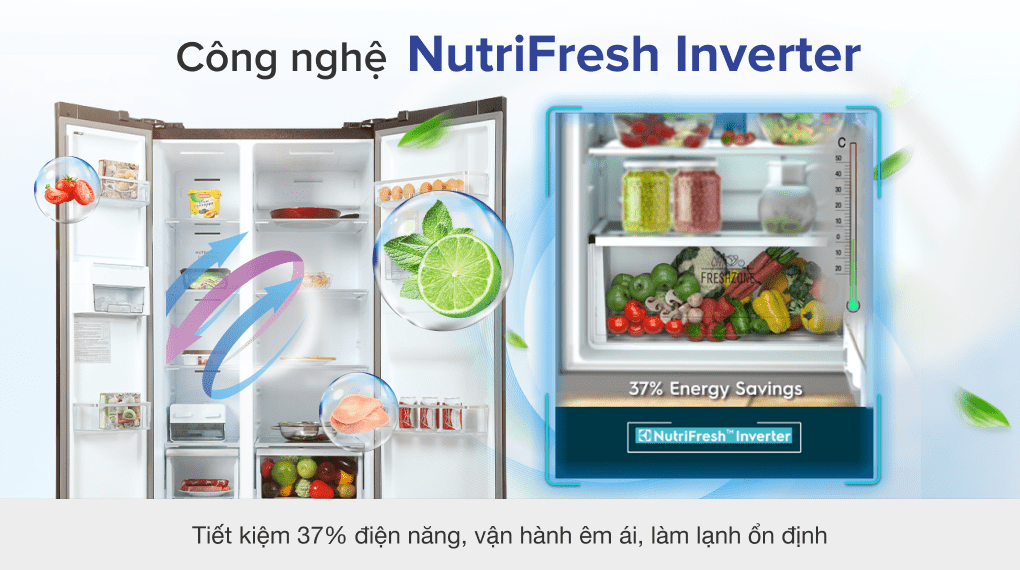 Tủ lạnh Electrolux Inverter 619 lít ESE6645A-BVN