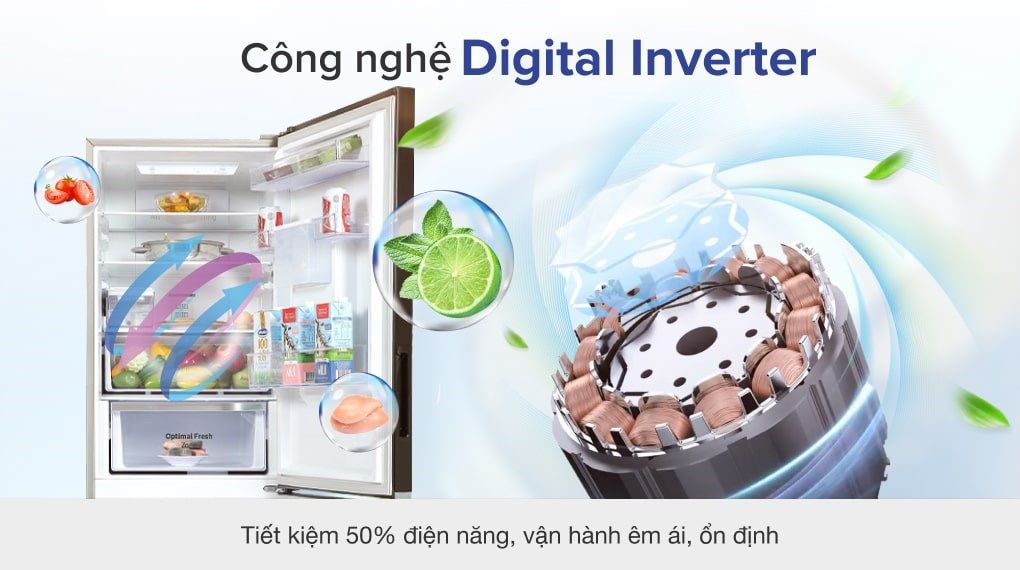 Tủ lạnh Samsung Inverter 307 lít RB30N4190BU/SV