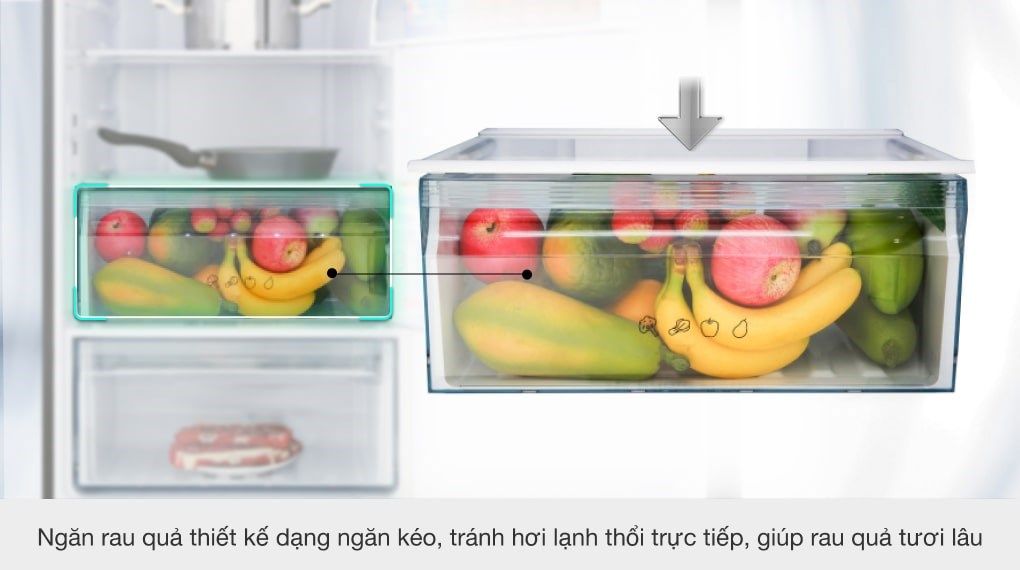 Tủ lạnh Panasonic Inverter 322 lít NR-BC360QKVN