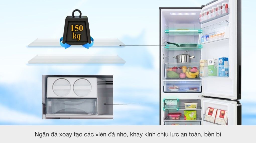 Tủ lạnh Panasonic Inverter 322 lít NR-BV360GKVN