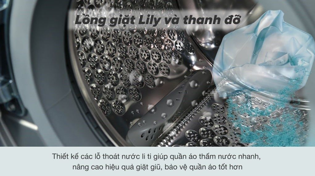 Máy giặt sấy Electrolux Inverter 8 kg EWW8023AEWA