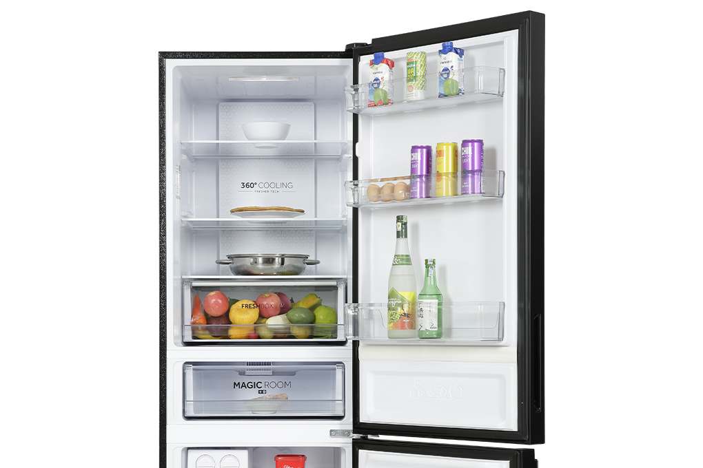 Tủ lạnh Aqua Inverter 324 lít AQR-B380MA(GM)